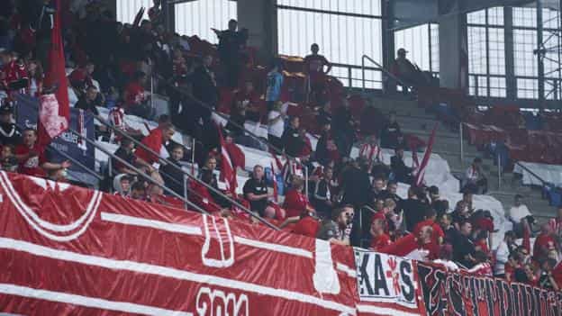 That's a first! Danish Cup final interrupted as fans refuse to keep distance