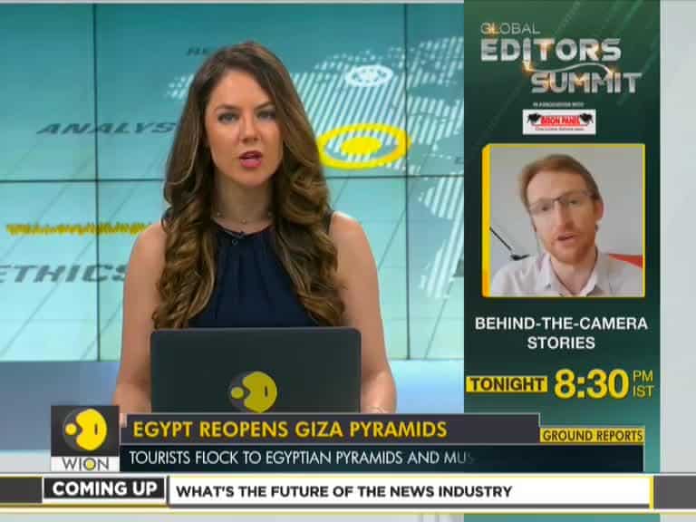 Fineprint: Giza pyramids welcome tourists after 3 months | COVID-19 Pandemic