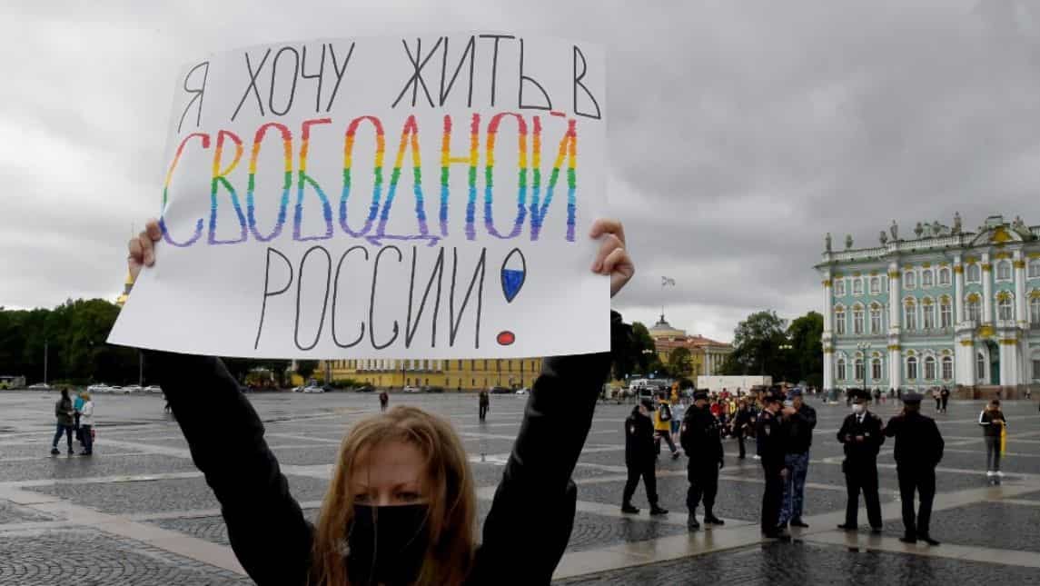 She wants to live in 'free Russia'