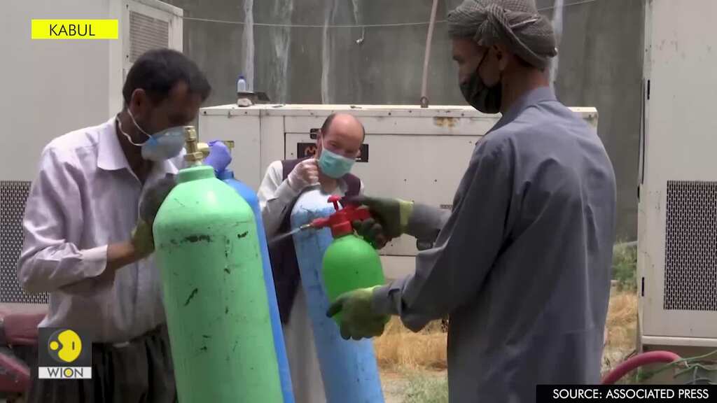 Old factory helps Afghan virus patients breathe