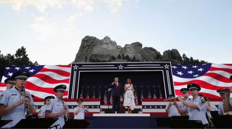Trump blasts 'left wing cultural revolution'; rails against removal of statues at Mount Rushmore Trump blasts 'left wing cultural revolution'; rails against removal of statues at Mount Rushmore