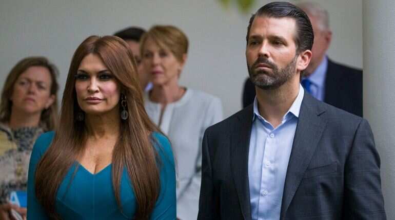 Donald Trump Junior's girlfriend Kimberly Guilfoyle tests positive for coronavirus Donald Trump Junior's girlfriend Kimberly Guilfoyle tests positive for coronavirus