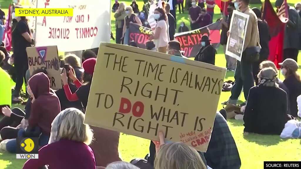 Thousands attend Black Lives Matter protest in Sydney