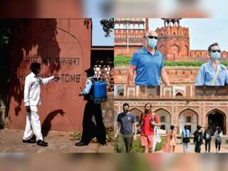 Amid rapid surge in coronavirus cases, monuments re-open in Delhi