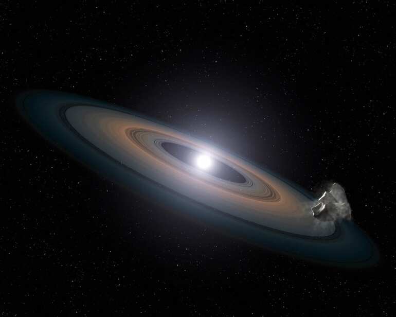 This star spins around itself once every 25 seconds