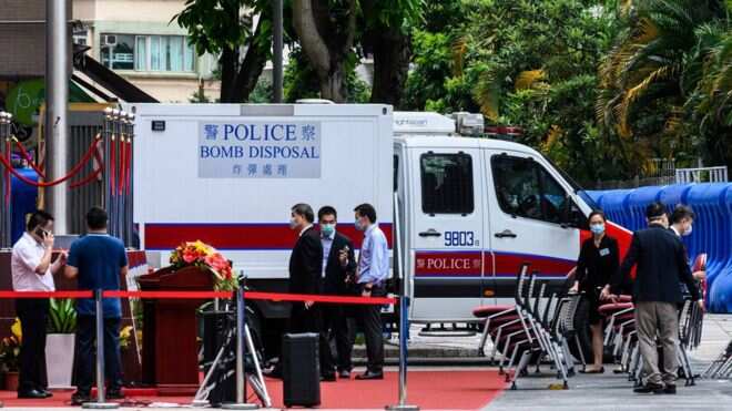 Hong Kong transformed Hotel into National Security office