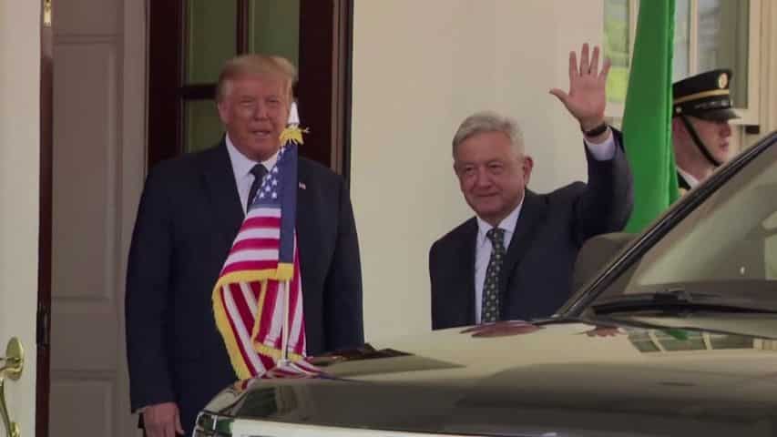 Mexican president exits Trump embrace smiling, Democrats grumble Mexican president exits Trump embrace smiling, Democrats grumble