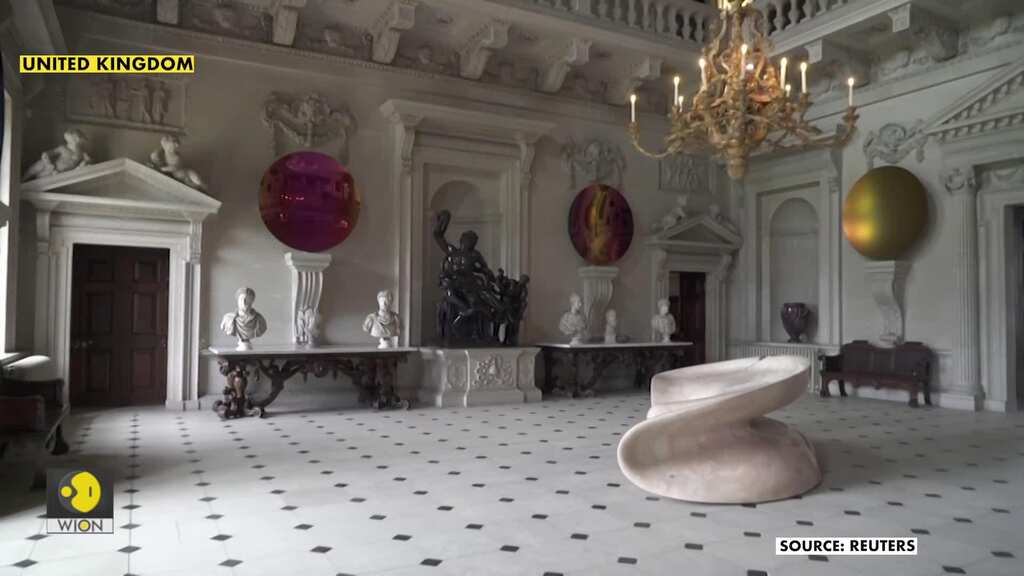 After UK lockdown delay, sculptor Anish Kapoor exhibits at Walpole's mansion