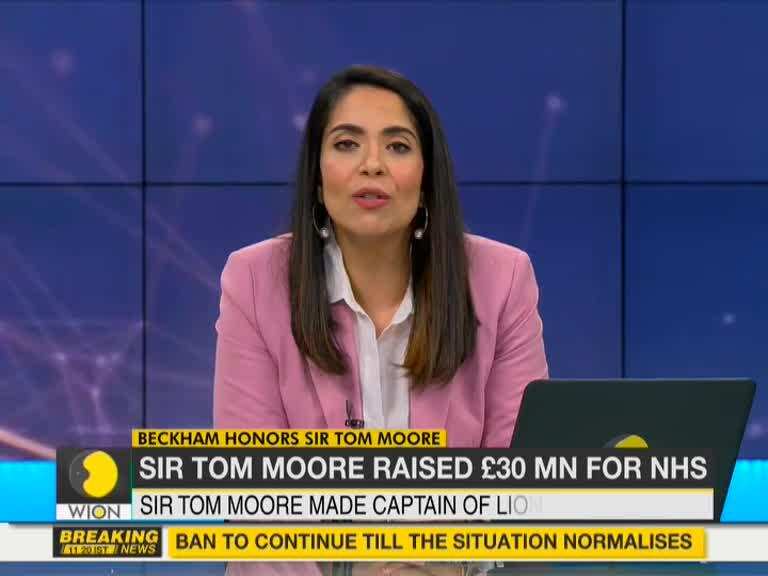 Sir Tom Moore raised £30 MN for NHS: Honoured by David Beckham