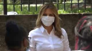 After Donald Trump, Melania Trump now spotted wearing a face mask