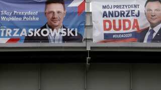 Polish presidential election too close to call, incumbent marginally ahead