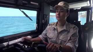 In a first for Russian Navy, all-female crew embarks on Black Sea patrol