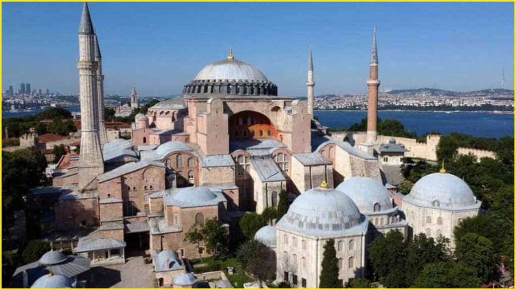 First prayers in Hagia Sophia after conversion on July 24