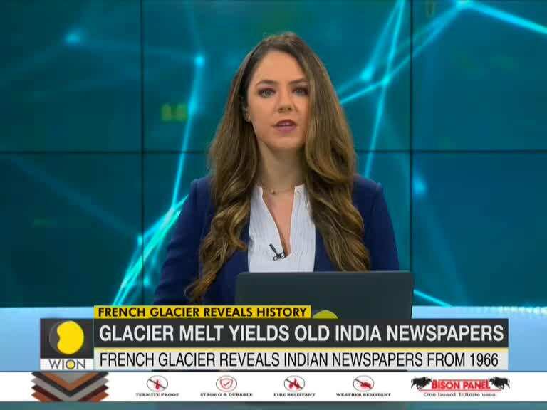 Indian newspapers in 1966 published on melting glacier in France; Watch this report