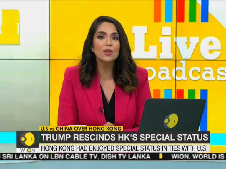 Trump not interested in China Trade talks, ends Hong Kong preferential status