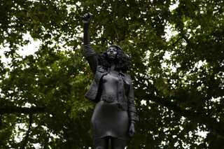 UK Black Lives Matter sculpture removed