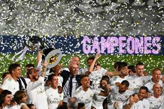 Real Madrid clinch 34th La Liga title with game to spare
