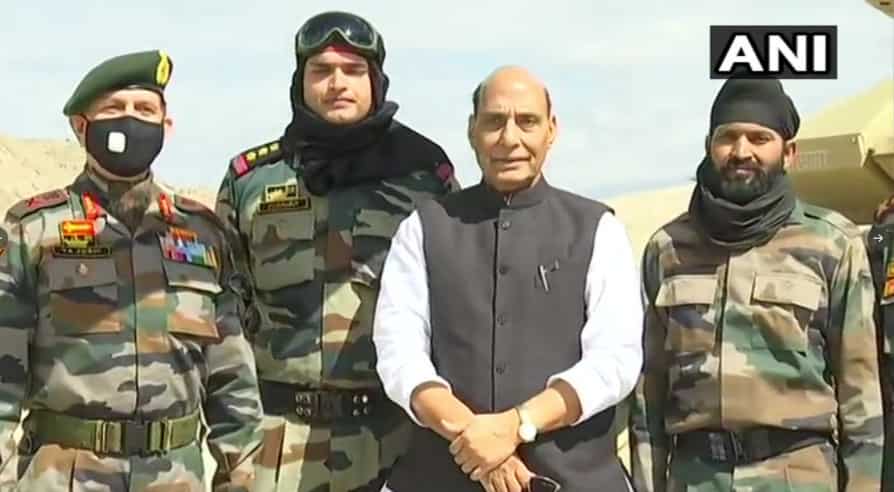 Rajnath Singh salutes Indian forces, "No one will be allowed to touch Indian territory"