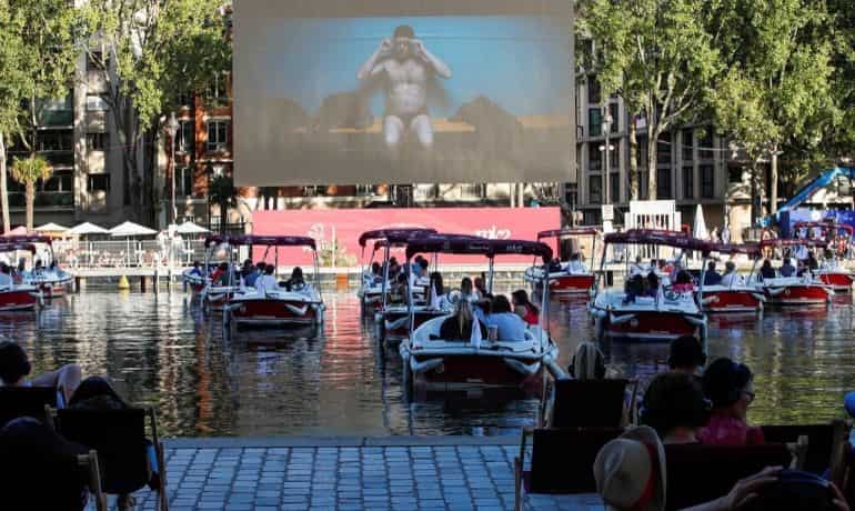 Movie magic as Paris turns the Seine into open-air cinema Movie magic as Paris turns the Seine into open-air cinema