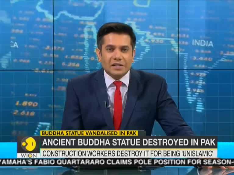 Ancient Buddha statue destroyed by construction workers in Pakistan