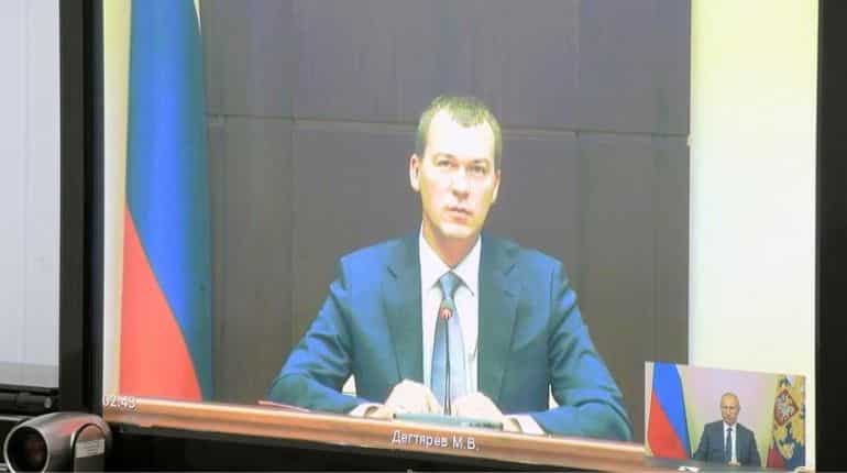 Putin names new governor of restive Russian region hit by protests