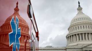 Fire breaks out in building near Capitol building before far-right rally