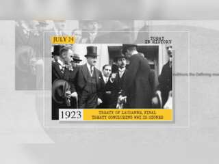 July 24 in history: Signing of final treaty concluding World War I and much more!
