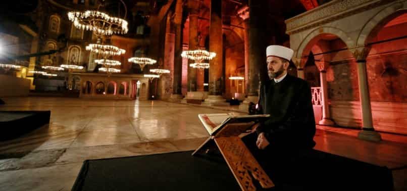 First Friday prayers after reconversion of Hagia Sophia