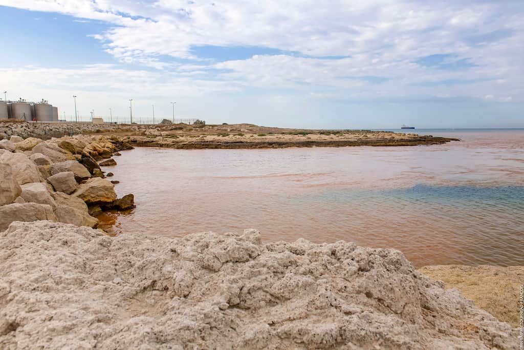 French refinery leak toxic chemicals in 15 acres marine life area