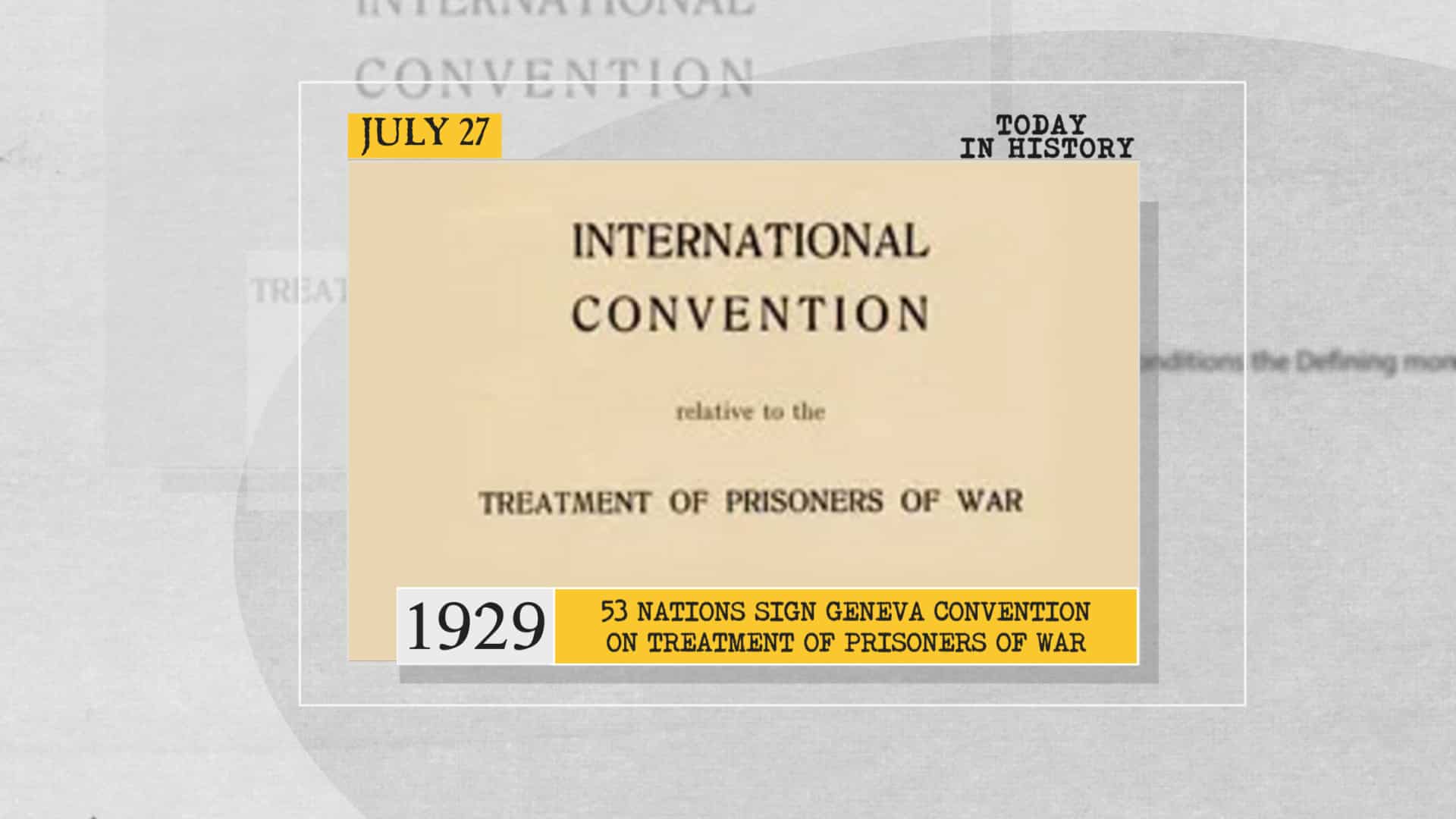 July 27 in history Geneva convention, testing first commercial flight