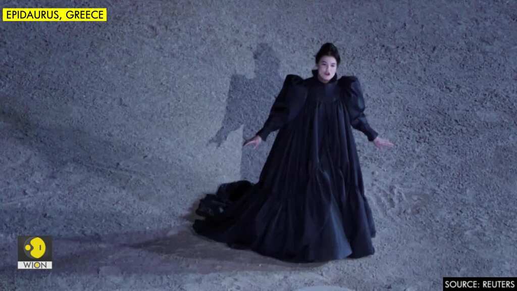 Ancient theatre of Epidaurus restarts performances with social distancing rules