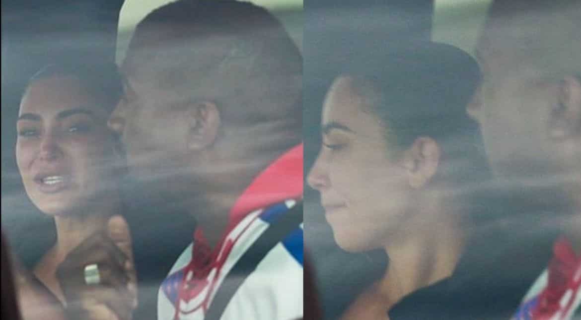 Kim Kardashian breaks down as she meets Kanye West first time since divorce talks Kim Kardashian breaks down as she meets Kanye West first time since divorce talks