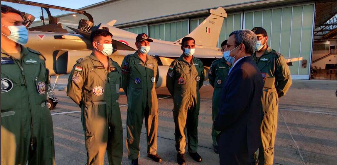 India's Rafale lands at Al Dhafra airbase in UAE