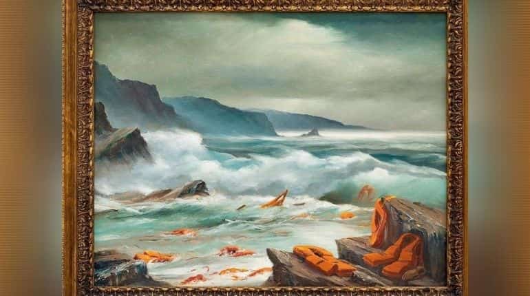 Banksy altered sea view triptych fetches $2.9 million at auction Banksy altered sea view triptych fetches $2.9 million at auction