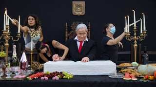 Benjamin Netanyahu irked by Last Supper sculpture; calls it 'equivalent to death threat'