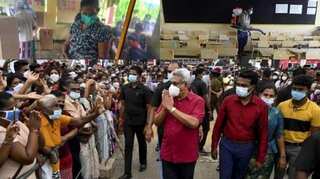 Sri Lankan president's party ahead in election vote count