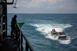 Eight still missing after US Marine amphibious vehicle sinks