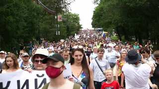 Massive protests in Russia's far east rattle Kremlin