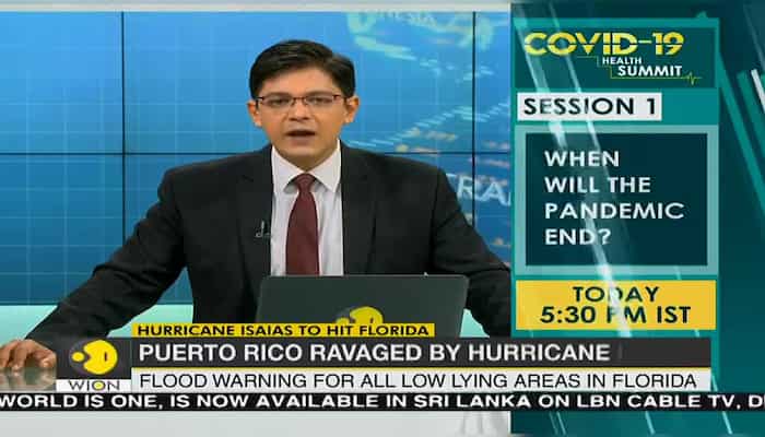 Hurricane Isaias on way to virus-hit Florida