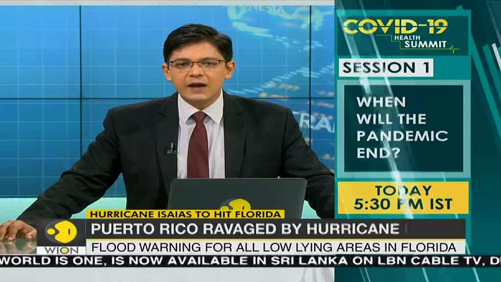 Hurricane Isaias on way to virus-hit Florida