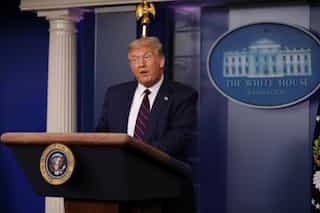 Trump says he doesn't know much about QAnon but has heard it likes him