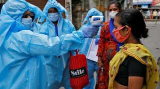 With spike of 56,282 cases, India's COVID-19 tally reaches 19,64,537