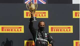 Hamilton takes record seventh British GP win on three wheels
