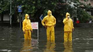 Heavy rain in parts of Mumbai, Thane, Palghar