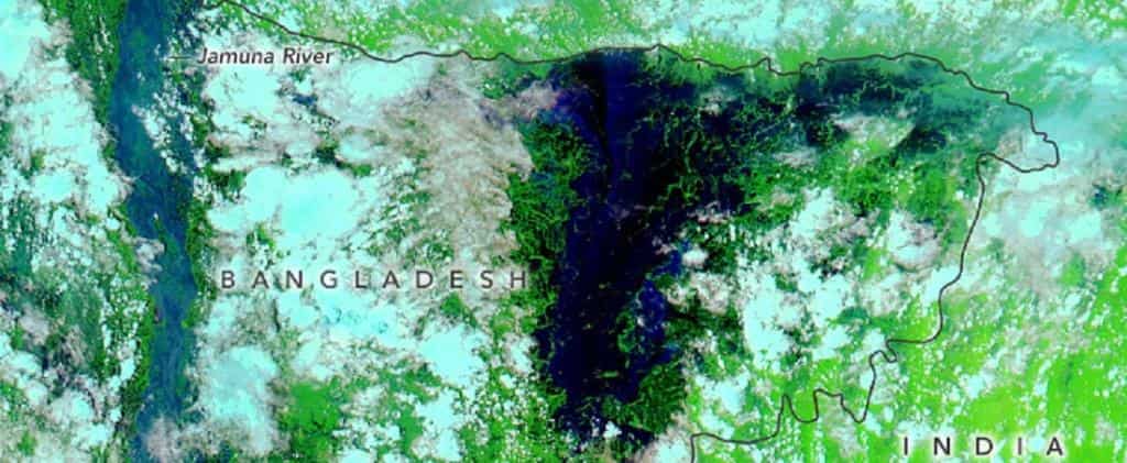 Bangladesh floods: NASA images reveal stark flood situation