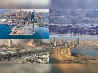 Satellite images capture Beirut before vs after devastating blast
