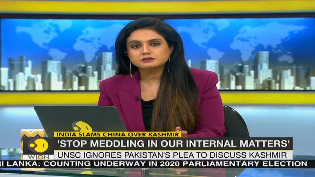 'Stop meddling in our internal matters', India slams China for raising Kashmir issue at UNSC
