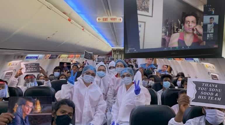 From Moscow to Chennai on a half-occupied flight chartered by Sonu Sood, medical students recall journey From Moscow to Chennai on a half-occupied flight chartered by Sonu Sood, medical students recall journey
