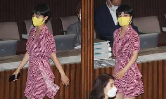 Criticism of South Korean MP's colourful dress stirs sexism debate