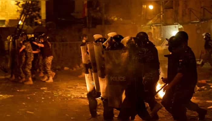 Anti-government protests in Beirut as anger rises following devastating blast